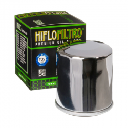 Hiflo, olejový filtr, HF 303 CHROM Honda/ Kawasaki/ Yamaha (50)