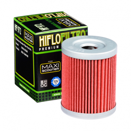 Hiflo, olejový filtr, HF 972 Suzuki AN 250/400, Yamaha YP 400 (50)