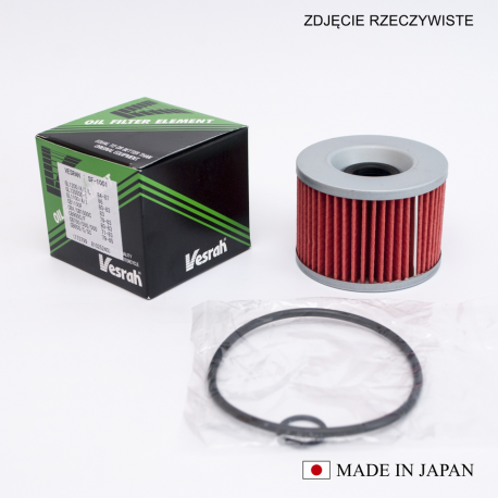 Vesrah, olejový filtr, HF401 (s o-kroužky) (Made in Japan)