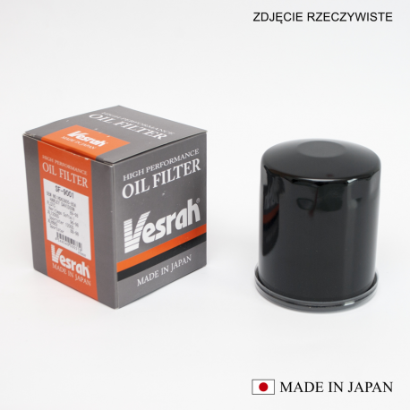 Vesrah, olejový filtr, HF170B Harley Davidson (černý) (Made in Japan)