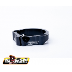 FM-PARTS, zesílená příruba výfukového kolena, KTM/Husqvarna '17-'21, černá barva