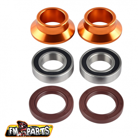 FM-Parts, sada ložisek, gufer a rozpěrek zadního kola, KTM/Husqvarna '03-22' (osa 20mm)