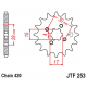 JT, přední řetězové kolečko 255 12 Honda MTX/MBX/XR 80 (25512JT) (řetěz 420)