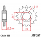 JT, přední řetězové kolečko 2041 16 Honda CB 500 '94-'03, CBF 500 '04-'08 (204116JT) (řetěz 525)