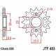 JT, přední řetězové kolečko 2200 13 BMW G 450 X '08-11', Husqvarna 449/511 TC/TE/SM '11-12' (220013JT) (řetěz 520)