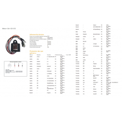 DZE, jednotka zapalování CDI, Yamaha BW, YOG, WHY, BREEZE, NEOS, AEROX, MBK,Aprilia 50