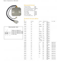 DZE, regulator napětí, Suzuki GS550/650/750/850/1000/1100 (ESR090,ESR100) 32800-34210 (ESR090)