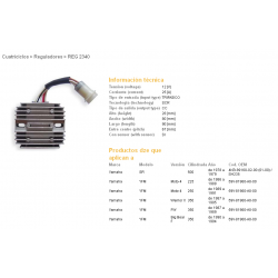 DZE, regulator napětí, Yamaha SR500 78-79, YFM350 WARRIOR 87-95 (59V-81960-A0-00) (ESR108)