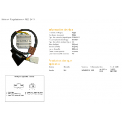 DZE, regulator napětí, Honda XL1000V VARADERO '03-'11 (31600-MBT-D21) MOSFET (50A) (FH008AA)
