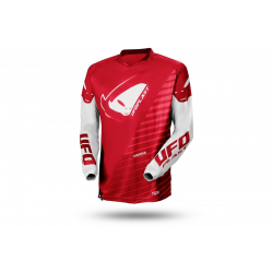 UFO, dětský dres Kimura Cross Junior, barva červená/bílá, velikost S