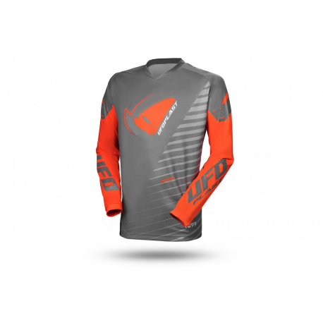 UFO, dětský dres Kimura Cross Junior, barva šedá/oranžová, velikost S