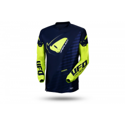 UFO, dětský dres Kimura Cross Junior, barva modrá/žlutá Fluo, velikost S