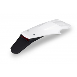 UFO, zadní blatník, Husqvarna TE 150/250/300, TX 250/300, FE 250/350/450/501 '20-21, bílá barva '20-21 (Enduro s LED světlem)