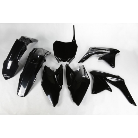UFO, sada plastů, Suzuki RMZ 450 '08-17, černá barva