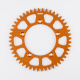 Sunstar, duralová rozeta (Ergal) 4486 49 KTM XC 105 '08-09 (řetěz 428) (448649JT) oranžová barva