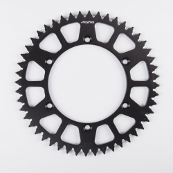 Sunstar, duralová rozeta (Ergal) 489 49 Kawasaki KX 125 '83-07, KX 250 '82-10 (řetěz 520) (48949JT) černá barva