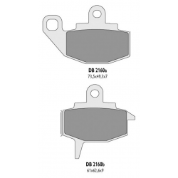 Delta Braking, brzdové destičky KH130 - nahrazují DB2160MX-D I DB2160QD-D
