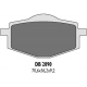 Delta Braking, brzdové destičky KH101, zadní, - nahrazují DB2090MX-N a DB2090QD-N