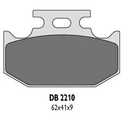 Delta Braking, brzdové destičky KH152, KH152/2 - nahrazují DB2210MX-N a DB2210QD-N