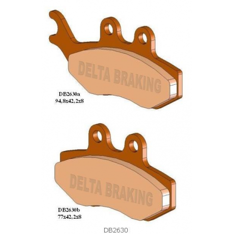 Delta Braking, brzdové destičky KH194 - nahrazují DB2630MX-N a DB2630QD-N