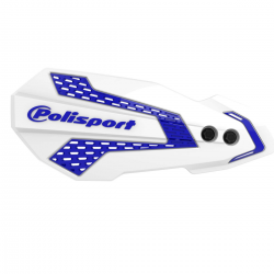 Polisport, kryty páček MX Flow, s univerzálním montážním kitem, Yamaha YZ/YZF/WR '08-22', barva bílá/modrá