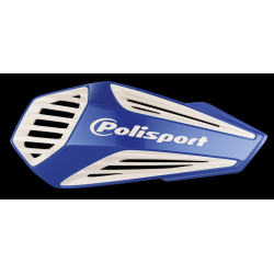 Polisport, kryty páček MX Air, s univerzálním montážním kitem 22/28, barva modrá/bílá