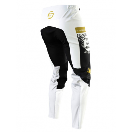 Shot Racing, MX kalhoty Moto Devo Roll Gold, zlatá barva velikost 36