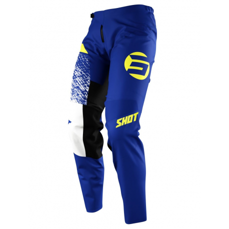 Shot Racing, MX kalhoty Moto Devo Roll Blue, modrá barva, velikost 40