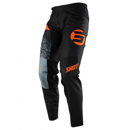 Shot Racing, MX kalhoty Moto Contact Roll Orange, oranžová barva, velikost 26