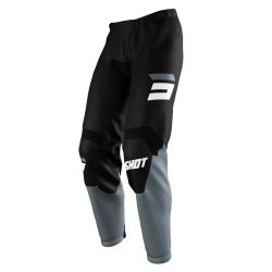 Shot Racing, MX kalhoty Moto Devo Burst Black, černá barva, velikost 26