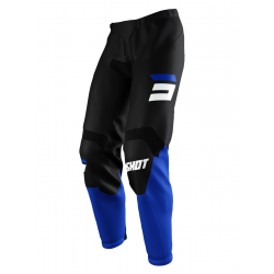 Shot Racing, MX kalhoty Moto Devo Burst Blue, modrá barva, velikost 26