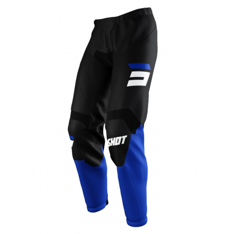 Shot Racing, MX kalhoty Moto Devo Burst Blue, modrá barva, velikost 26