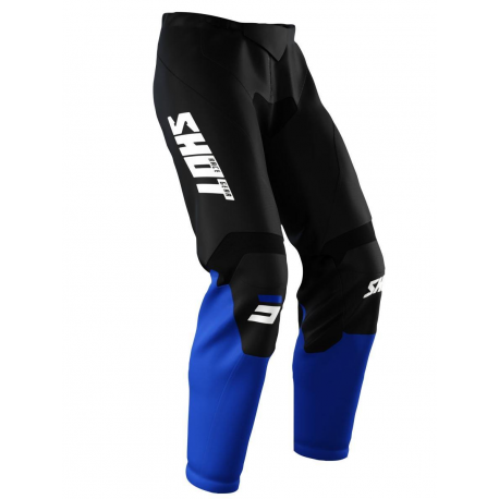Shot Racing, MX kalhoty Moto Devo Burst Blue, modrá barva, velikost 28