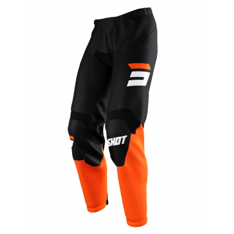 Shot Racing, MX kalhoty Moto Devo Burst Orange, oranžová barva, velikost 28