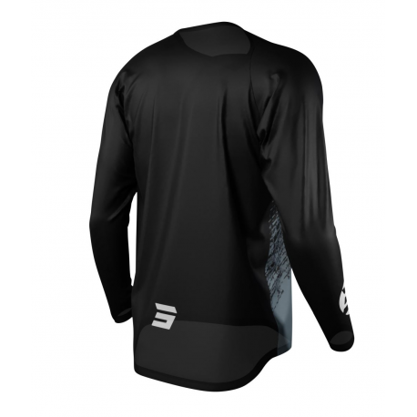 Shot Racing, MX dres Moto Devo Roll Black, černá barva, velikost L
