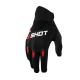Shot Racing, MX rukavice Moto Devo Red, červená barva, velikost 09