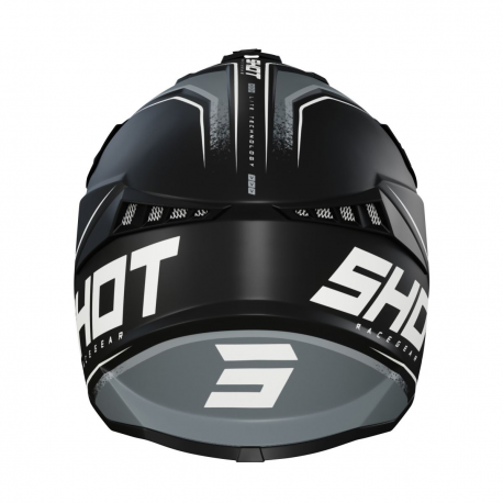 Shot Racing, MX přilba Lite Prism Black White Matt, barva černá/bílá, velikost L