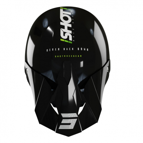 Shot Racing, MX přilba Furious Story Green Glossy, zelená barva, velikost L