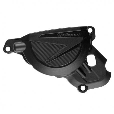 Polisport, kryt víka alternátoru, Beta RR 350/390/430/480 4T '20-22', černá barva