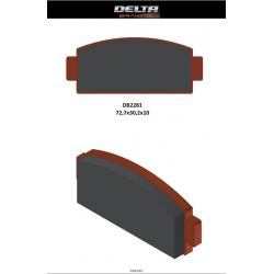 Delta Braking, brzdové destičky KH651 CF MOTO C-FORCE 400/450/500/600 '17-21, Z-FORCE 950/1000 '18-21, U-FORCE 1000 '19-21 CF 50