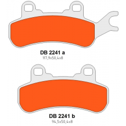Delta Braking, brzdové destičky KH682, zadní/přední levé, Can-Am DEFENDER/TRAXTER 800 '16-'21, MAVERIC 800/900 '18-'21, COMMAN