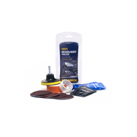 Mannol, HEADLIGHT POLISH, leštící sada na světlomety (9801) (42)