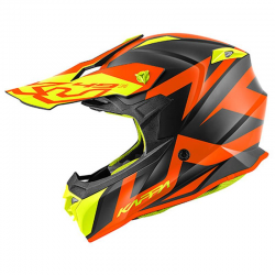 Kappa, cross přilba KV49 Evo Great, barva černá mat/oranžová, velikost L/60