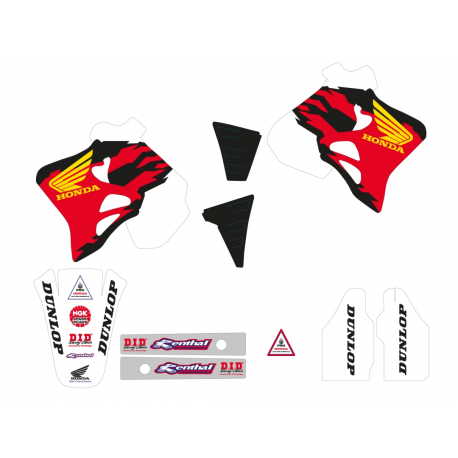Tecnosel, sada polepů, Honda CR 125 '93-'94, CR 250 '92-'94, Replica Team Honda '92 USA