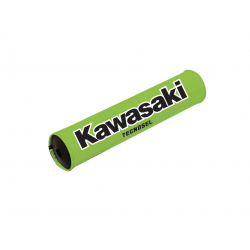 Tecnosel, chránič hrazdy řidítek, Tradicional, Kawasaki Vintage, zelená barva, logo Kawasaki