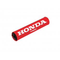 Tecnosel, chránič hrazdy řidítek, Tradicional, Honda Vintage, červená barva, logo Honda
