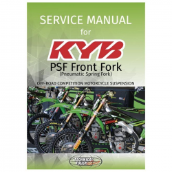 KYB, servisní kniha PSF (PNEUMATIS SPRING FORK) ENGLISH (SERVICE MANUAL)