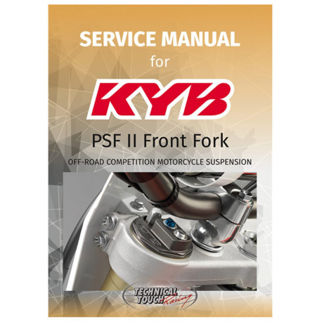 KYB, servisní kniha PSF II (PNEUMATIS SPRING FORK) ENGLISH (SERVICE MANUAL)
