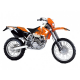 Blackbird, sada polepů + potah sedla, KTM SX '98-'00 , EXC '98-'00 Dream 4