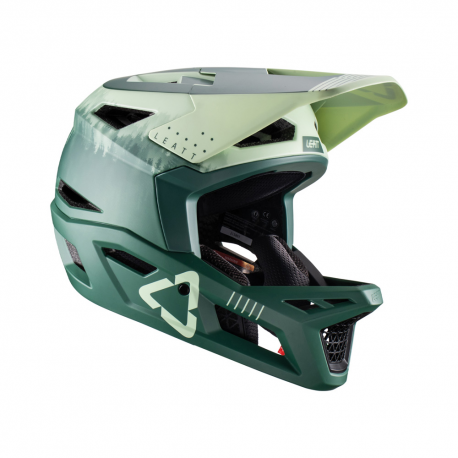 Leatt, cyklo přilba MTB 4.0 Gravity V22 Helmet Ivy, barva zelená, velikost M 57-58cm